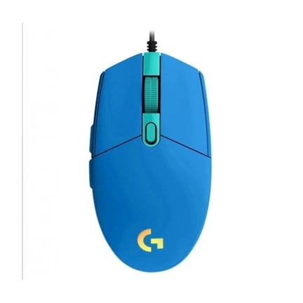 Logitech G203 Lightsync kék egér