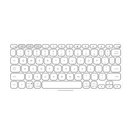 Logitech Keys-To-Go 2 US Int billenyűzet Pale Gray (920-012985)