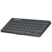 Logitech Keys-To-Go 2 billenyűzet iPad-hoz, angol (US Int) kiosztás, palaszürke