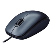 Logitech M100 USB fekete egér