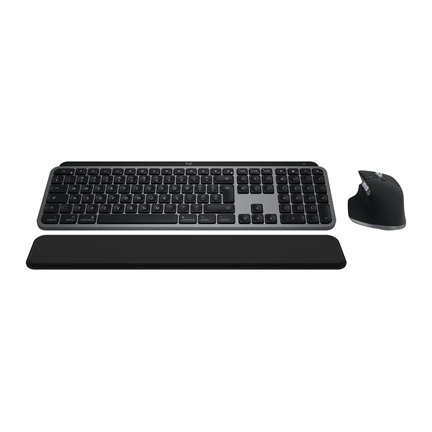 Logitech MX Keys S Combo for Mac billentyűzet + egér - vezeték nélküli, hátsó megvilágítású, sötétszürke, angol (US Int) Logitech MX Keys S Combo for Mac billentyűzet + egér - vezeték nélküli, hátsó megvilágítású, sötétszürke, angol (US Int)
