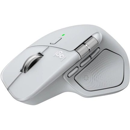 Logitech MX Master 4 for Mac vezeték nélküli egér haptikus visszajelzéssel, 8000dpi, fehér ezüst