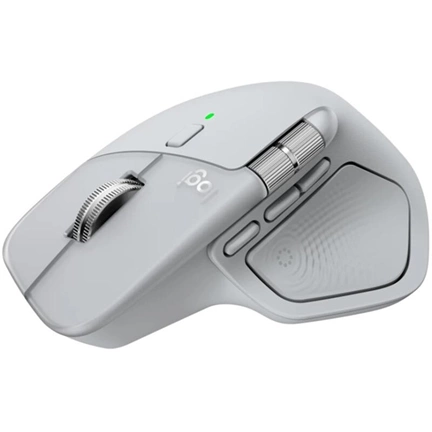 Logitech MX Master 4 vezeték nélküli egér haptikus visszajelzéssel, 8000dpi, halványszürke