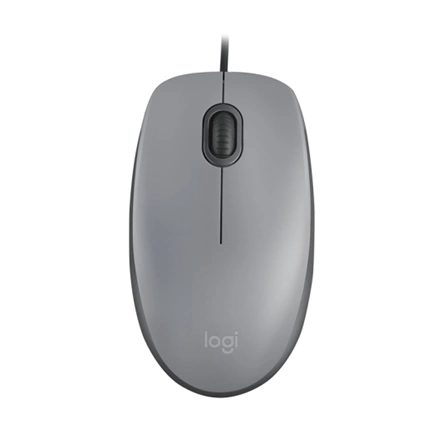 Logitech Mouse M110 SILENT - MID GRAY - EMEA