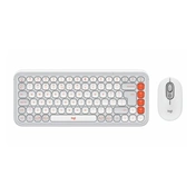 Logitech Pop Icon Wireless Keyboard Combo Off White US
