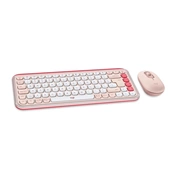 Logitech Pop Icon Wireless Keyboard Combo Pink US