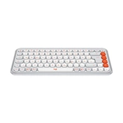 Logitech Pop Icon Wireless Keyboard Dirty White US