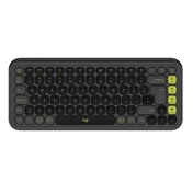 Logitech Pop Icon Wireless Keyboard Graphite US