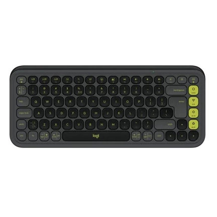 Logitech Pop Icon Wireless Keyboard Graphite US