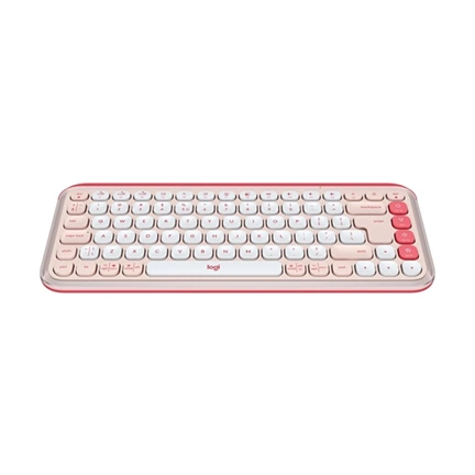 Logitech Pop Icon Wireless Keyboard Pink US