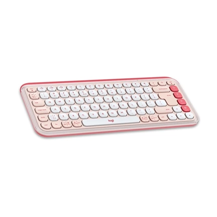 Logitech Pop Icon Wireless Keyboard Pink US