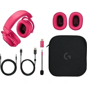 Logitech Pro X 2 Lightspeed Wireless Bluetooth Gaming Headset Magenta