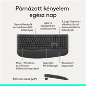 Logitech Signature Comfort Plus Combo MK880 Bluetooth billentyűzet + egér - magyar kiosztás, grafitszürke