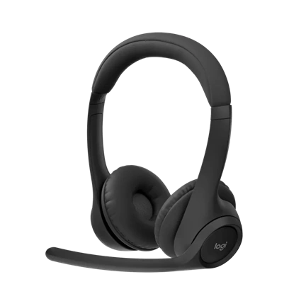 Logitech Zone 305 fejhallgató - vezeték nélküli, mikrofonos, Teams változat, natív Bluetooth