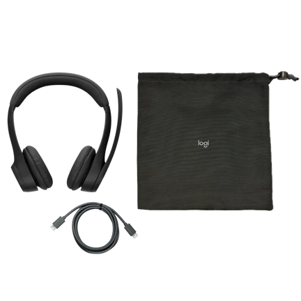Logitech Zone 305 fejhallgató - vezeték nélküli, mikrofonos, Teams változat, natív Bluetooth