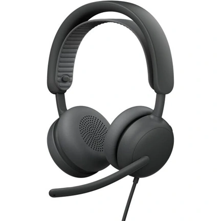 Logitech Zone Wired 2 fejhallgató, USB, grafitszürke