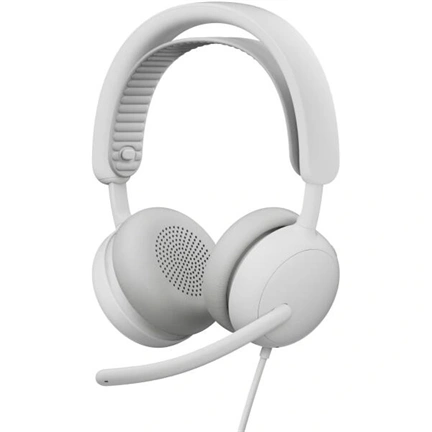 Logitech Zone Wired 2 fejhallgató, USB, piszkosfehér