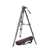 Manfrotto MVK500AM - MVH500A fluid videófej + MVT502AM alu videó állvány szett
