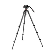 Manfrotto 504x fluid videó fej és 536 4 szekciós karbon videó állvány szett