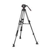 Manfrotto 504x fluid videó fejés 645 FASTalumínium ikerlábas videó állvány szett Manfrotto 504x fluid videó fejés 645 FASTalumínium ikerlábas videó állvány szett