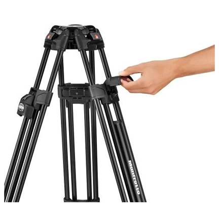 Manfrotto 504x fluid videó fejés 645 FASTalumínium ikerlábas videó állvány szett Manfrotto 504x fluid videó fejés 645 FASTalumínium ikerlábas videó állvány szett