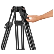 Manfrotto 504x fluid videó fejés 645 FASTalumínium ikerlábas videó állvány szett Manfrotto 504x fluid videó fejés 645 FASTalumínium ikerlábas videó állvány szett