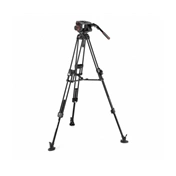MANFROTTO 509 Video fej + 645 Fast Alu állvány, 2n1 terp. ikerláb MVK509TWINFA