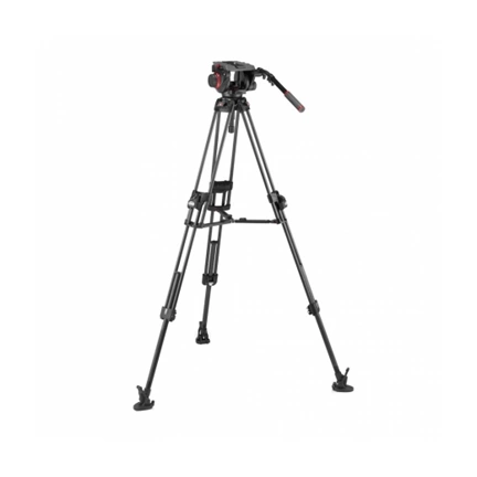 MANFROTTO 509 Video fej + 645 Fast karbon állvány, 2n1 terp. ikerláb MVK509TWINFC