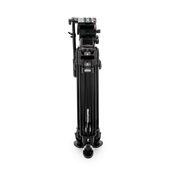 MANFROTTO 526 Pro Video fej + 645 Fast Alu állvány, 2n1 terp. ikerláb MVK526TWINFA