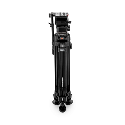 MANFROTTO 526 Pro Video fej + 645 Fast Alu állvány, 2n1 terp. ikerláb MVK526TWINFA