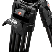 MANFROTTO 526 Pro Video fej + 645 Fast karbon állvány, 2n1 terp. ikerláb MVK526TWINFC