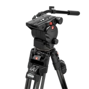 MANFROTTO 526 Pro Video fej + 645 Fast karbon állvány, 2n1 terp. ikerláb MVK526TWINFC