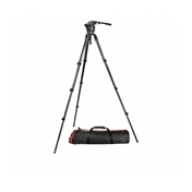 MANFROTTO 526 fluid fej + 536 karbon állvány,100-as csésze, single láb 526,536K-1