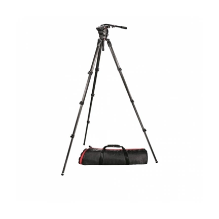 MANFROTTO 526 fluid fej + 536 karbon állvány,100-as csésze, single láb 526,536K-1 MANFROTTO 526 fluid fej + 536 karbon állvány,100-as csésze, single láb 526,536K-1