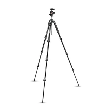 Manfrotto Befree Advanced 4 szekciós alu fotó állvány és gömbfej fotóállvány szett fekete Manfrotto Befree Advanced 4 szekciós alu fotó állvány és gömbfej fotóállvány szett fekete