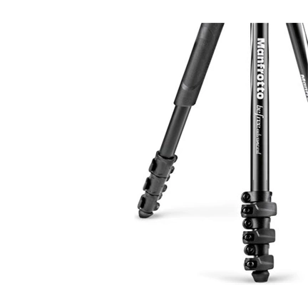 Manfrotto Befree Advanced 4 szekciós alu fotó állvány és gömbfej fotóállvány szett fekete Manfrotto Befree Advanced 4 szekciós alu fotó állvány és gömbfej fotóállvány szett fekete