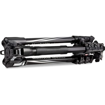 Manfrotto Befree Advanced 4 szekciós alu fotó állvány és gömbfej fotóállvány szett fekete Manfrotto Befree Advanced 4 szekciós alu fotó állvány és gömbfej fotóállvány szett fekete