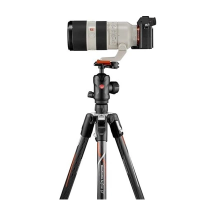 MANFROTTO Befree GT Karbon tekerős lábzár+gömbfej Sony Alpha kamerához