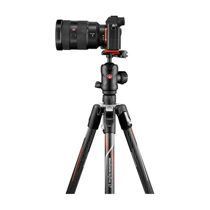 MANFROTTO Befree GT Karbon tekerős lábzár+gömbfej Sony Alpha kamerához