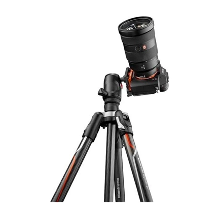 MANFROTTO Befree GT Karbon tekerős lábzár+gömbfej Sony Alpha kamerához