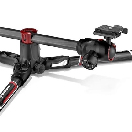 MANFROTTO Befree GT XPRO karbon állvány, tekerős lábzár, elforg. középo. MKBFRC4GTXP-BH