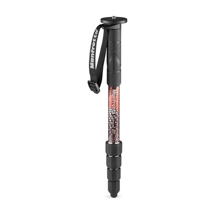 MANFROTTO Element MII Monopod Alu 5 szekciós, piros MMELMIIA5RD