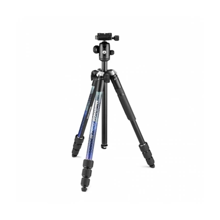 MANFROTTO Element MII állvány Alu 4 szekció, gömbfej, kék MKELMII4BL-BH