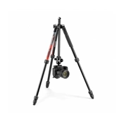 MANFROTTO Element MII állvány Alu 4 szekció, gömbfej, piros MKELMII4RD-BH