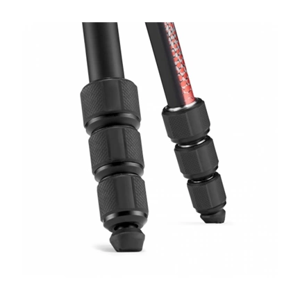 MANFROTTO Element MII állvány Alu 4 szekció, gömbfej, piros MKELMII4RD-BH
