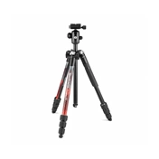 MANFROTTO Element MII állvány Alu 4 szekció, gömbfej, piros MKELMII4RD-BH