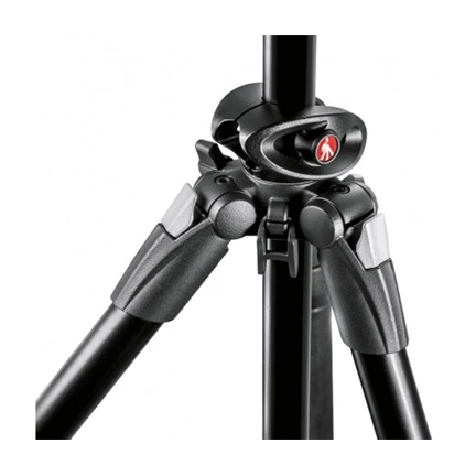 Manfrotto Hobbyist 290 Dual 3 szekciós fotó állvány és MH804-3W 3D fotó fej állványszett Manfrotto Hobbyist 290 Dual 3 szekciós fotó állvány és MH804-3W 3D fotó fej állványszett