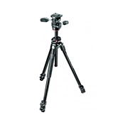 Manfrotto Hobbyist 290 Dual 3 szekciós fotó állvány és MH804-3W 3D fotó fej állványszett Manfrotto Hobbyist 290 Dual 3 szekciós fotó állvány és MH804-3W 3D fotó fej állványszett