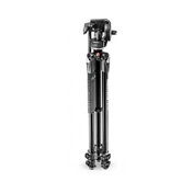 Manfrotto Hobbist 290 XTRA 3 szekciós fotó állvány és 128CR videó fej állványszett Manfrotto Hobbist 290 XTRA 3 szekciós fotó állvány és 128CR videó fej állványszett