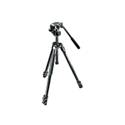 Manfrotto Hobbist 290 XTRA 3 szekciós fotó állvány és 128CR videó fej állványszett Manfrotto Hobbist 290 XTRA 3 szekciós fotó állvány és 128CR videó fej állványszett